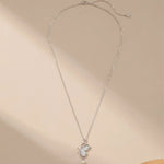 Butterfly Mother-of-Pearl Pendant Necklace