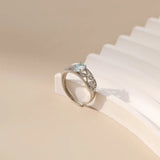 Copper Topaz Open Ring