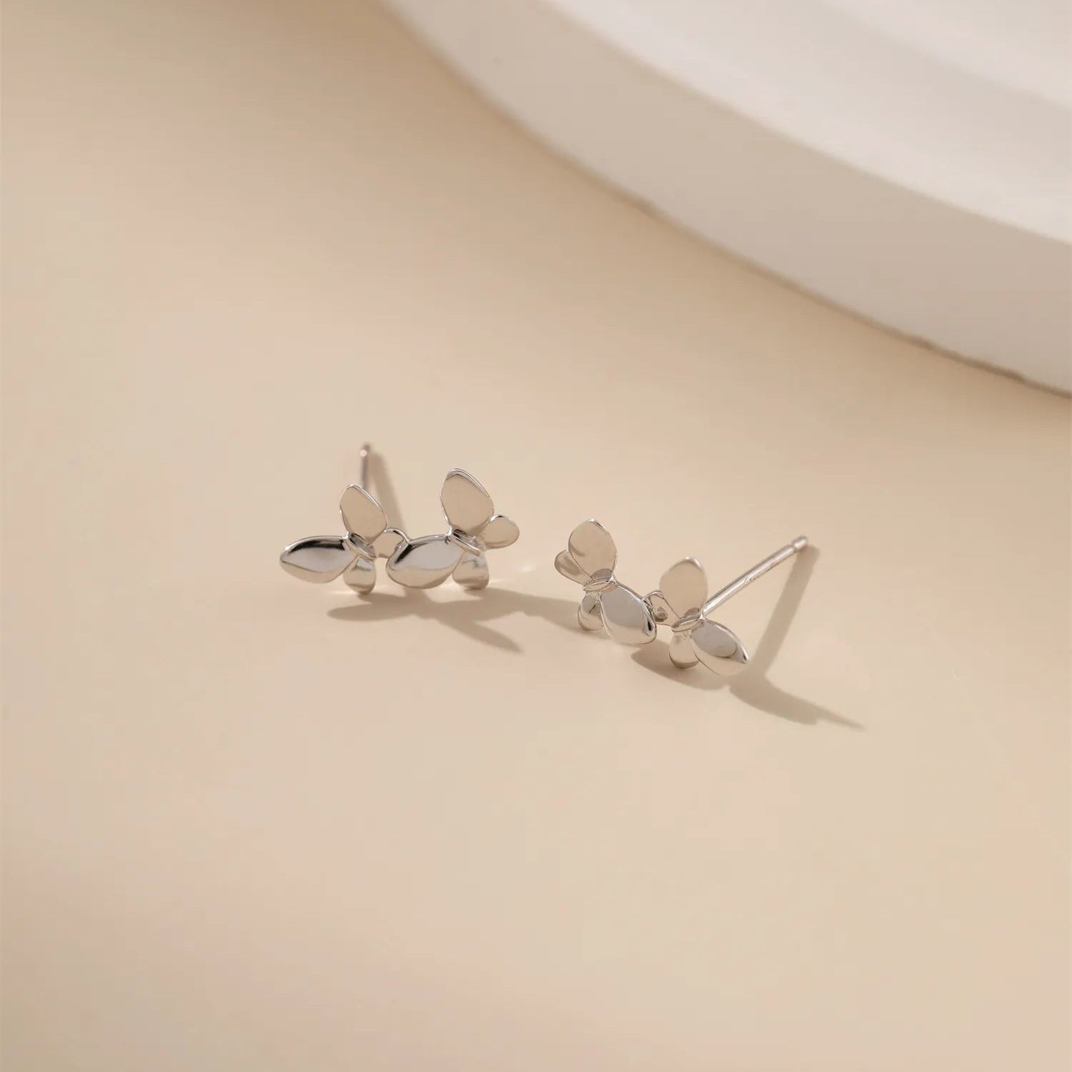 Double Butterfly Studs Alarita Jewelry