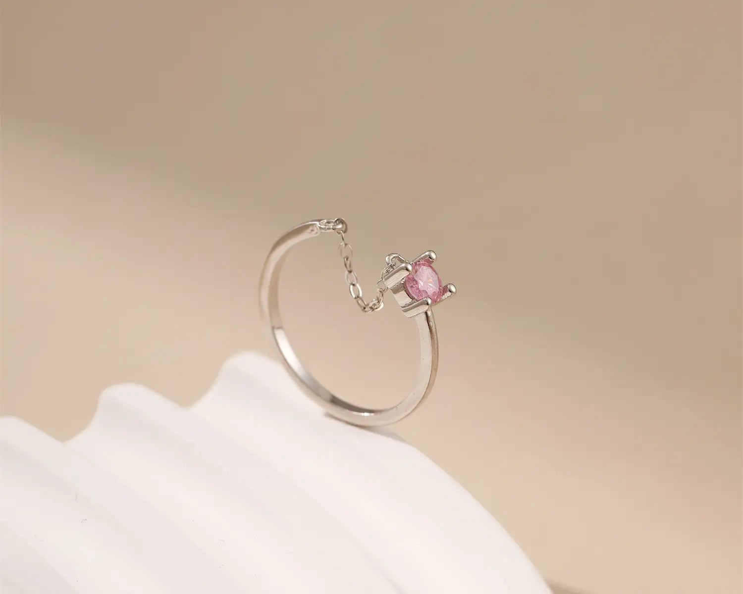 Micro-Set Pink Diamond Ring Alarita Jewelry