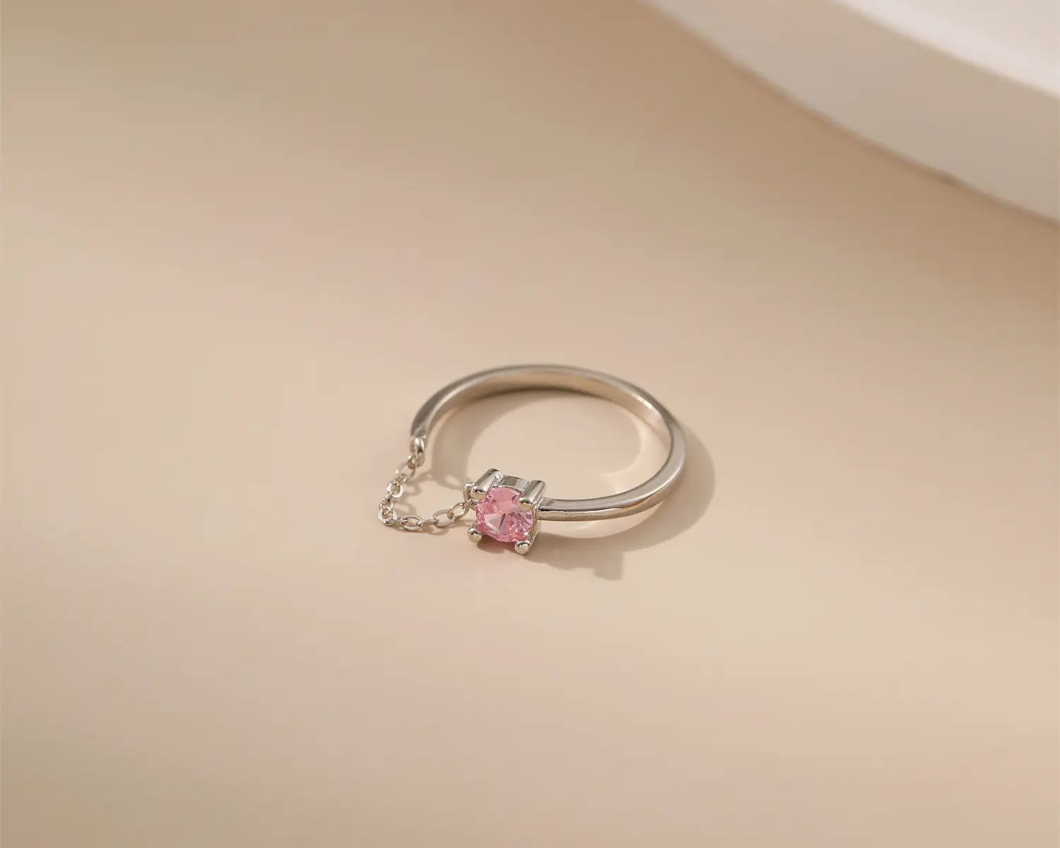 Micro-Set Pink Diamond Ring Alarita Jewelry