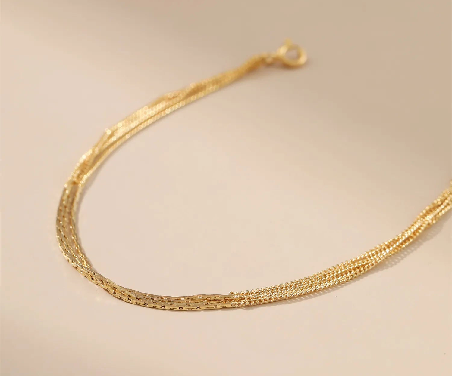 Multi-Layer Snake Bone BraceletAlarita Jewelry
