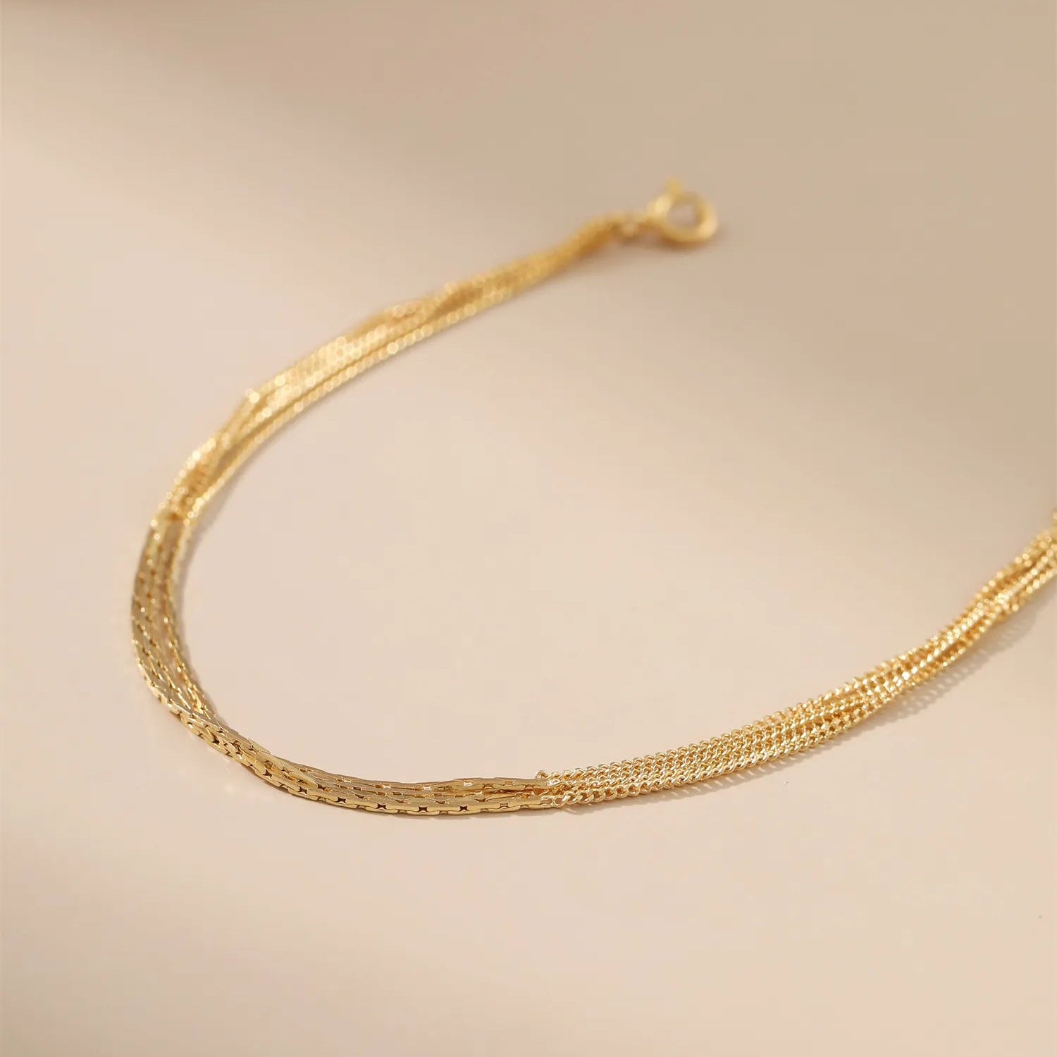 Multi-Layer Snake Bone BraceletAlarita Jewelry