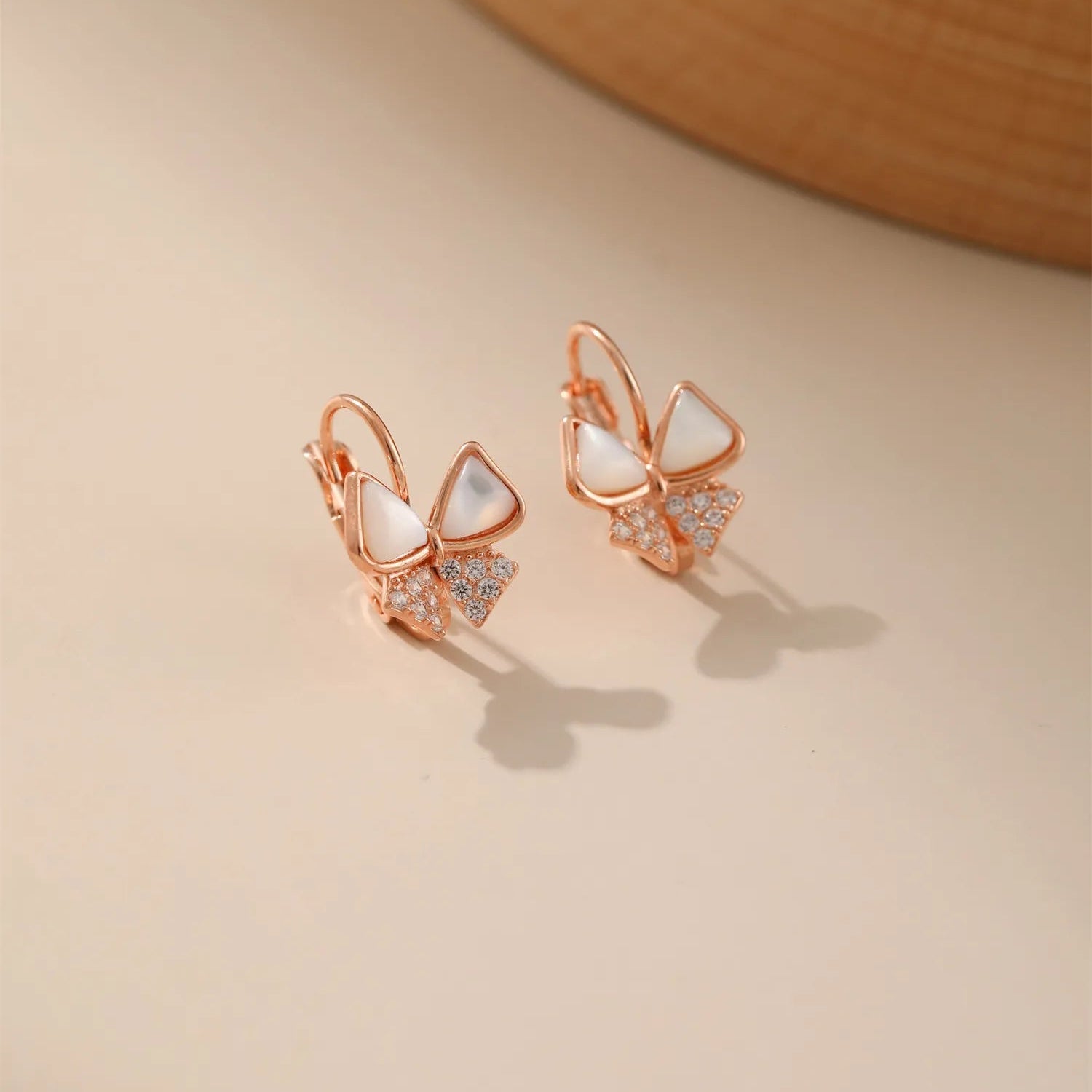 Opal Zircon Butterfly EarringsAlarita Jewelry