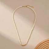 Pearl French Nugget Necklace