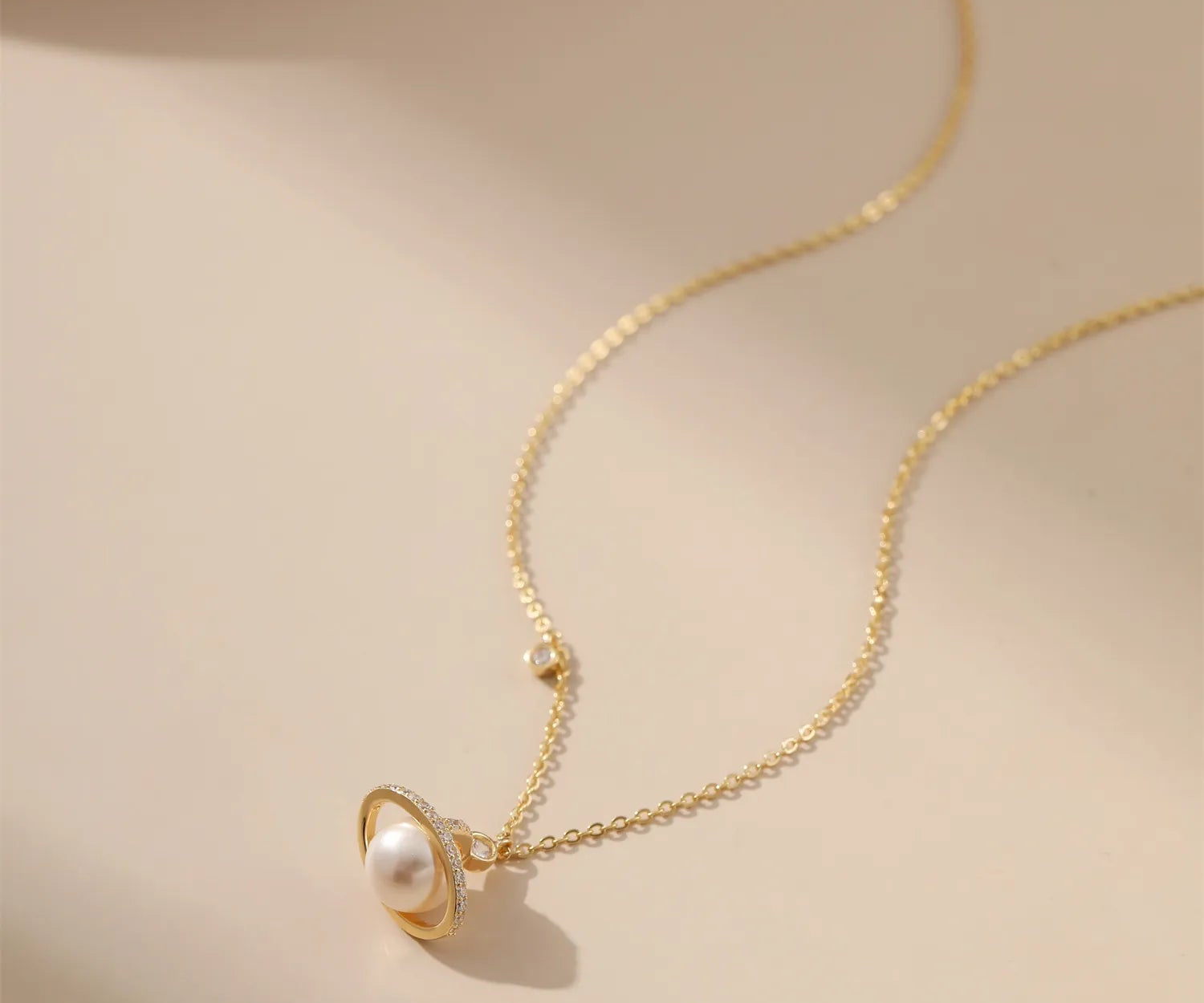 Pearl Planet Necklace