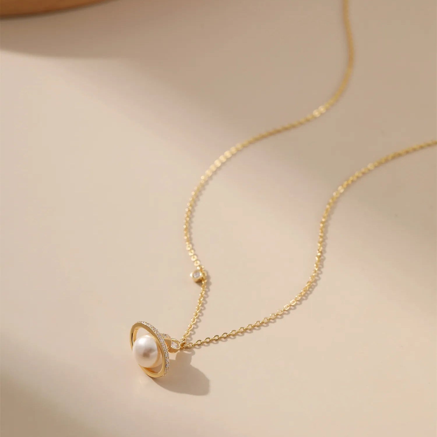 Pearl Planet Necklace