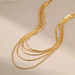 Pearl Radiance Multilayer Necklace