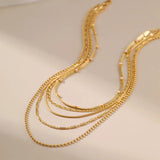 Pearl Radiance Multilayer Necklace