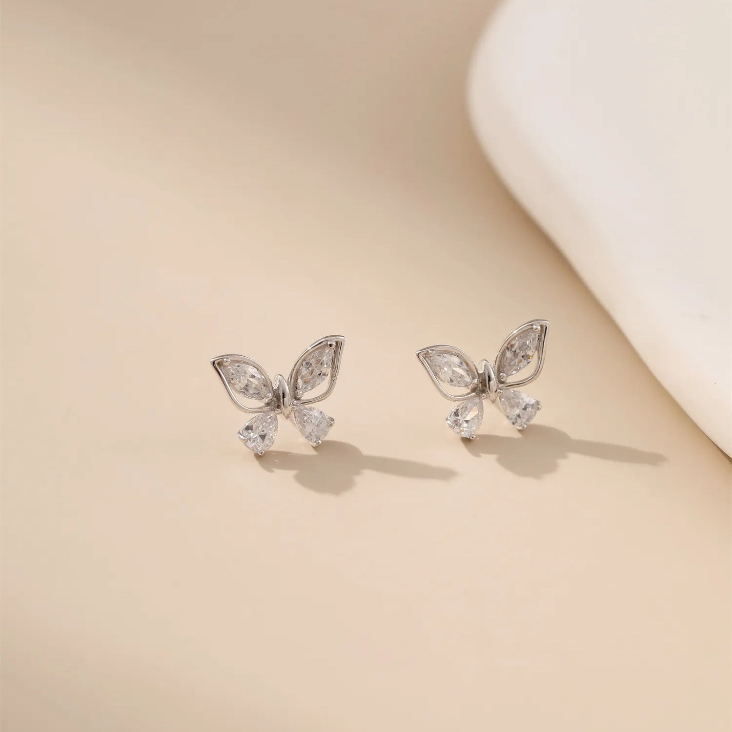 Zirconia Butterfly EarringsAlarita Jewelry