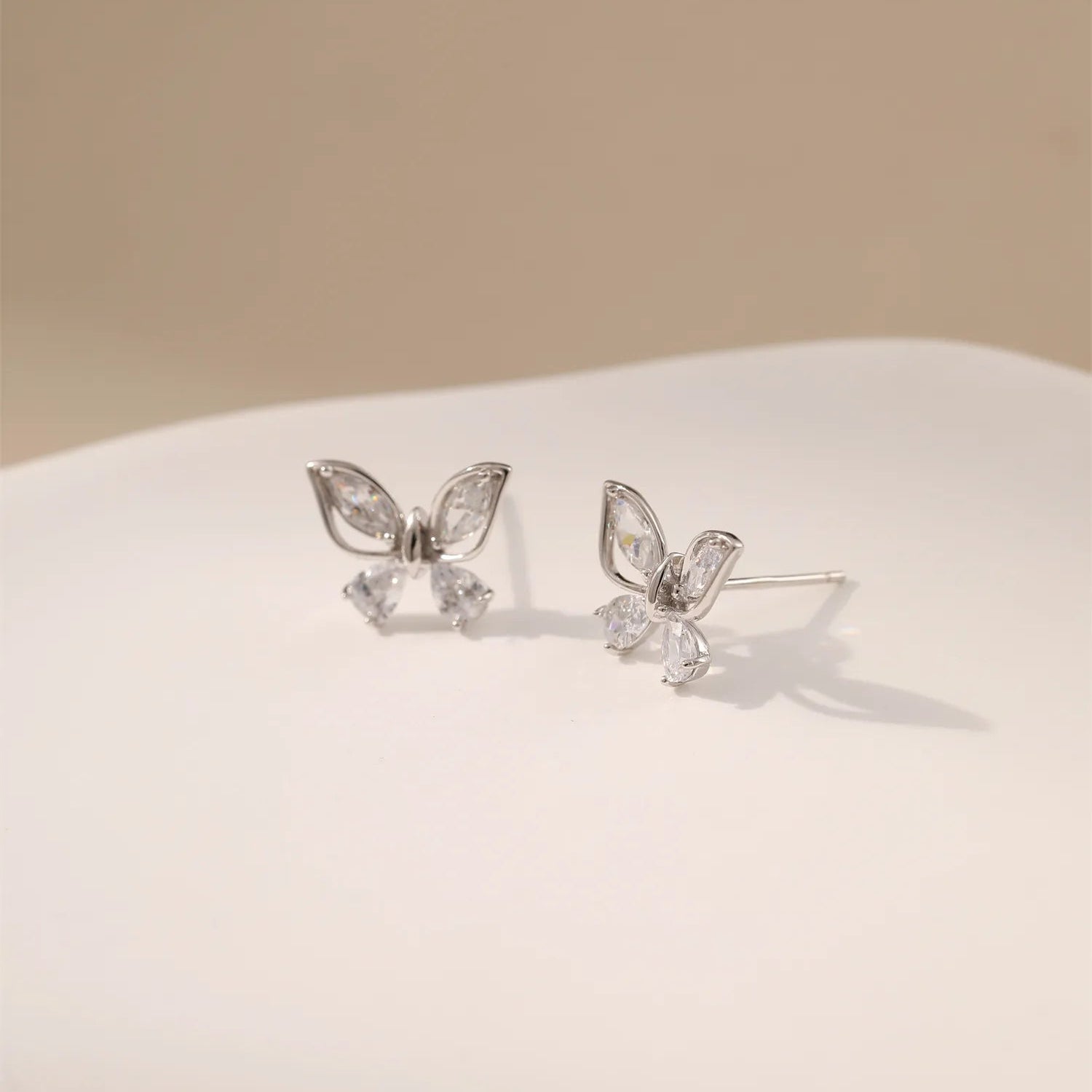 Zirconia Butterfly EarringsAlarita Jewelry