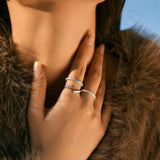 Baguette Cubic Zirconia Ring - Alarita