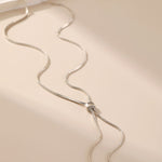Gold Knot Chain Necklace - Alarita