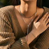 Gold Knot Chain Necklace - Alarita