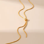 Gold Knot Chain Necklace - Alarita
