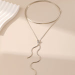 Gold Knot Chain Necklace - Alarita
