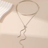 Gold Knot Chain Necklace - Alarita