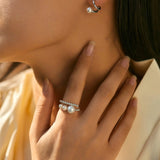 Mini Round Pearl Hoops - Alarita