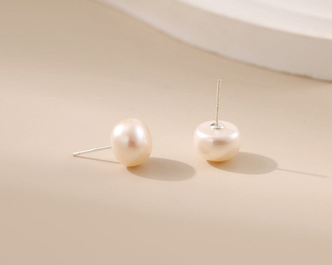 Natural Baroque Pearl Earrings - Alarita