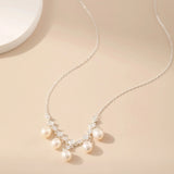 Natural Freshwater Aurora Pearl Necklace - Alarita