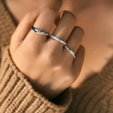 Opal Moonstone Silver Ring - Alarita