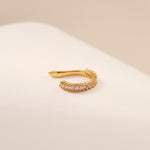 Rectangular Cubic Zirconia Ear Cuff - Alarita