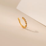 Square Cubic Zirconia Ear Cuff - Alarita