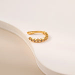 Square Cubic Zirconia Ear Cuff - Alarita