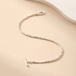 Toggle Clasp Silver Bracelet - Alarita