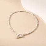 Toggle Clasp Silver Bracelet - Alarita